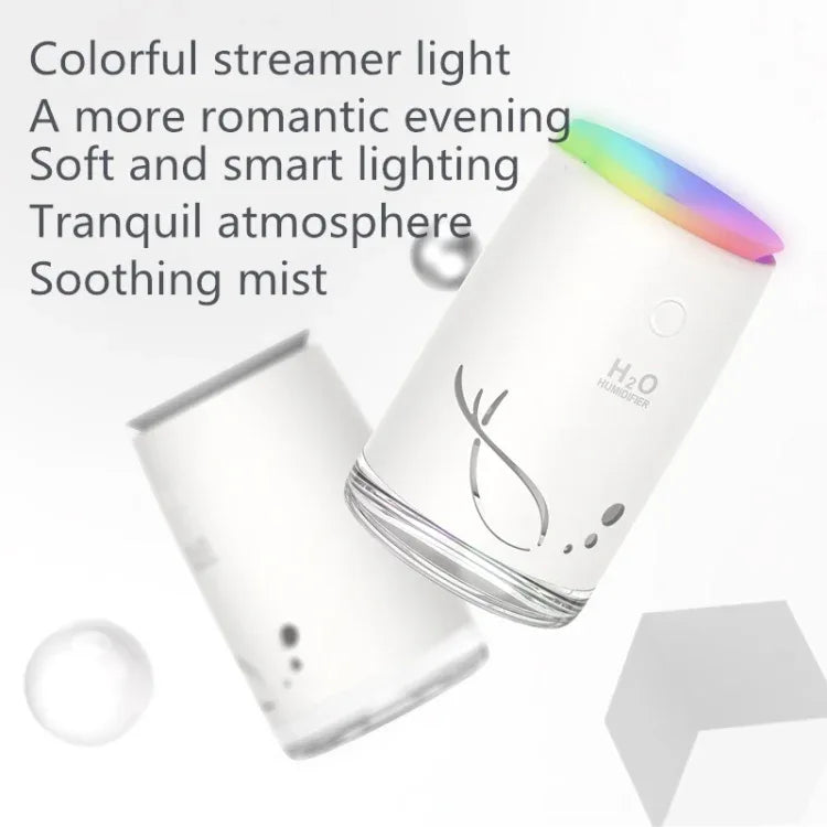 Concise Fish Pattern Mini Home Mute Bedroom Student Dormitory Office Portable USB Wireless Durable Humidifier - Shello's Creative Boutique