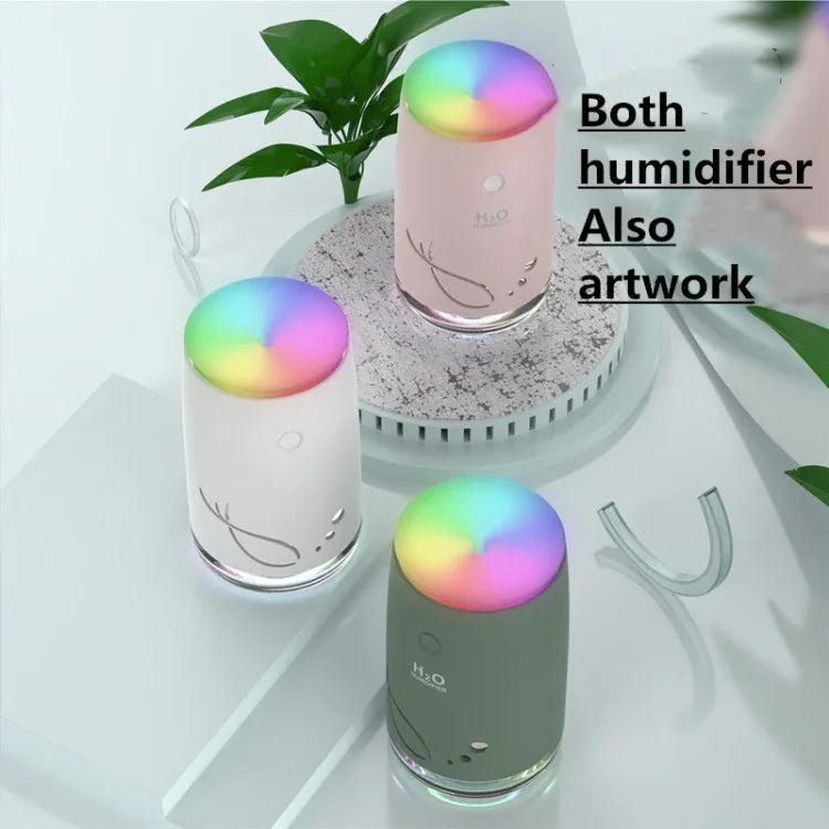 Concise Fish Pattern Mini Home Mute Bedroom Student Dormitory Office Portable USB Wireless Durable Humidifier - Shello's Creative Boutique