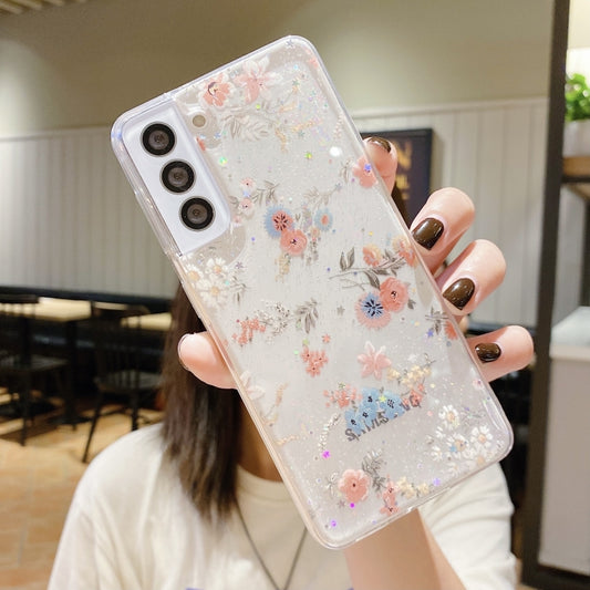 Fresh Small Floral Epoxy TPU Phone Case - Samsung Galaxy S20 Series