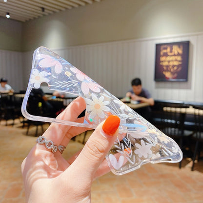 Fresh Small Floral Epoxy TPU Phone Case, For Samsung Galaxy A71, For Samsung Galaxy A50, For Galaxy A70, For Samsung Galaxy A02s EU Version
