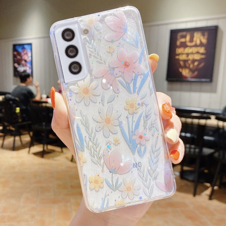 Fresh Small Floral Epoxy TPU Phone Case, For Samsung Galaxy A71, For Samsung Galaxy A50, For Galaxy A70, For Samsung Galaxy A02s EU Version