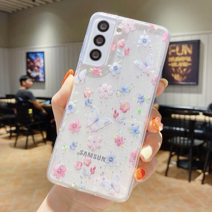Fresh Small Floral Epoxy TPU Phone Case, For Samsung Galaxy A71, For Samsung Galaxy A50, For Galaxy A70, For Samsung Galaxy A02s EU Version