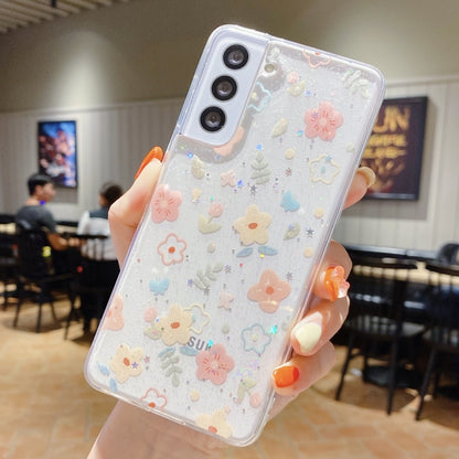 Fresh Small Floral Epoxy TPU Phone Case, For Samsung  Galaxy A13 5G, For Samsung  Galaxy A53 5G, For Samsung Galaxy A33 5G, For Samsung Galaxy A03