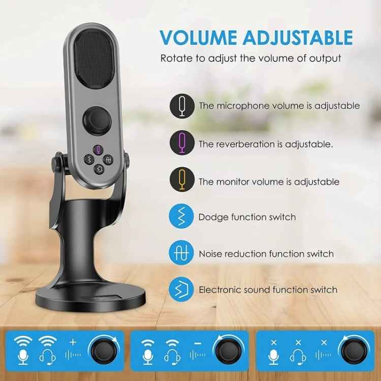 JMARY MC-PW7 USB Desktop Cardioid Noise Reduction Microphone