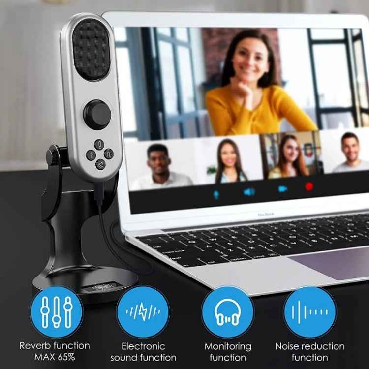 JMARY MC-PW7 USB Desktop Cardioid Noise Reduction Microphone