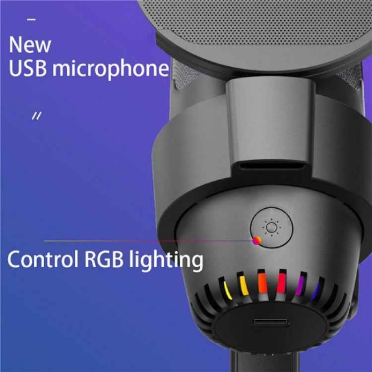 ME9 USB Microphone ENC Noise Reduction Desktop Microphone With RGB Light