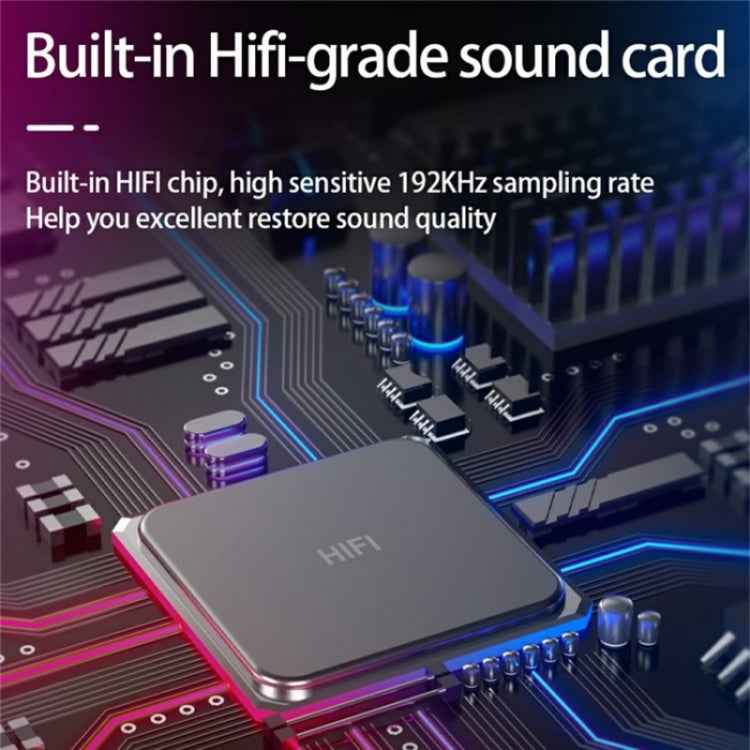 ME6P Professional USB Desktop Recording Microphone with RGB Light