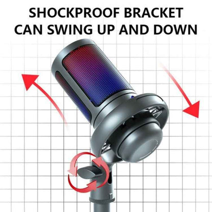 ME6S Professional Condenser Microphone USB Desktop Microphone