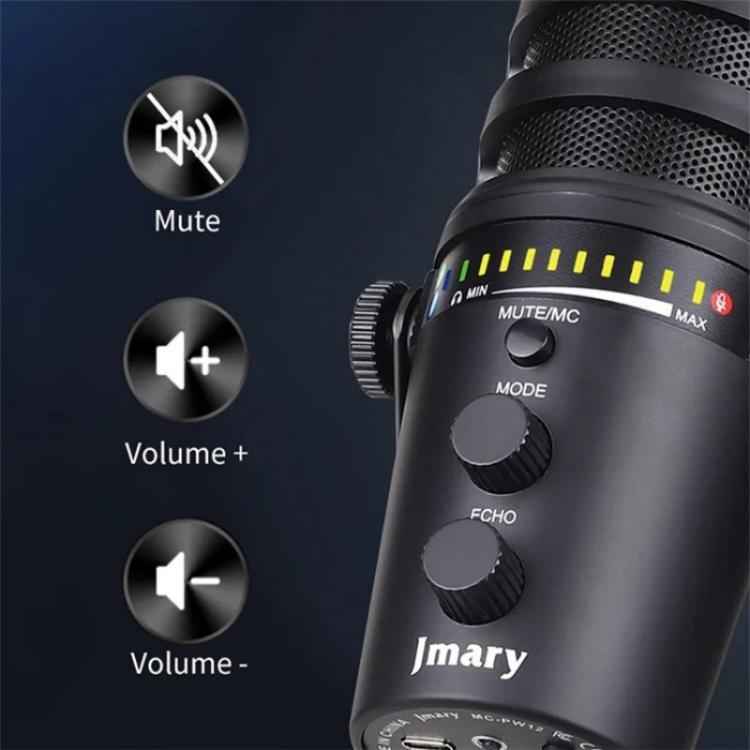 JMARY MC-PW12 360 Degree Rotating USB Desktop Microphone
