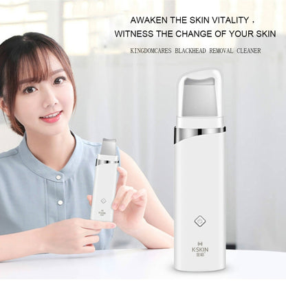 K-SKIN KD-8023Ultrasonic Blackhead Acne Removal Pore Cleaner Facial Skin Care Scrubber Exfoliating Pore Cleaner, KD-8023 - Shello's Creative Boutique