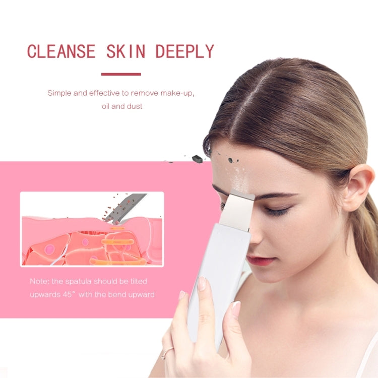K-SKIN KD8070 Electric Ultrasonic Facial Scrubber Cleanse Massage Brighten Lift Skin Care Spatula, KD8070 - Shello's Creative Boutique