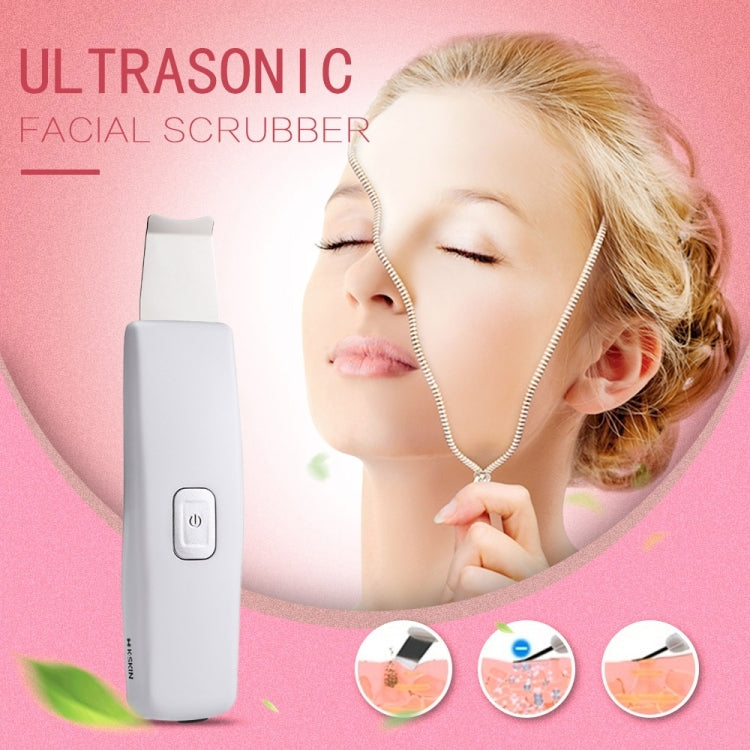 K-SKIN KD8070 Electric Ultrasonic Facial Scrubber Cleanse Massage Brighten Lift Skin Care Spatula, KD8070 - Shello's Creative Boutique