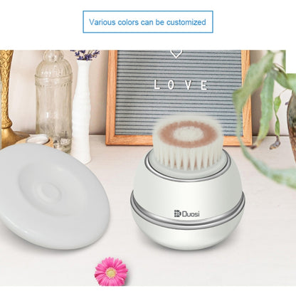 Duosi DY-103 USB Rechargeble Electric Facial Cleansing Brush Waterproof Face Deep Pore Cleaning Massager Exfoliator Oil Dirt Blackhead Remove - Shello's Creative Boutique