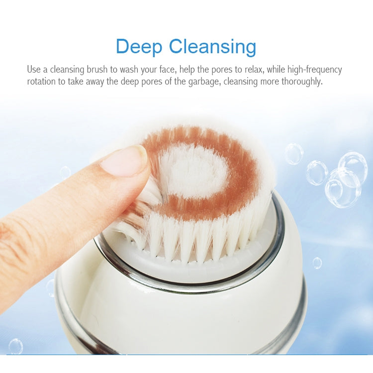 Duosi DY-103 USB Rechargeble Electric Facial Cleansing Brush Waterproof Face Deep Pore Cleaning Massager Exfoliator Oil Dirt Blackhead Remove - Shello's Creative Boutique