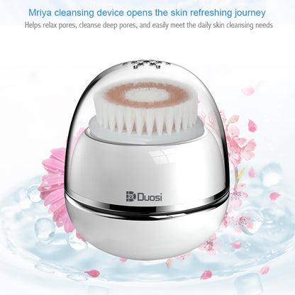 Duosi DY-103 USB Rechargeble Electric Facial Cleansing Brush Waterproof Face Deep Pore Cleaning Massager Exfoliator Oil Dirt Blackhead Remove - Shello's Creative Boutique