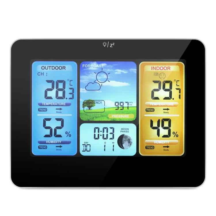 FJ3373 Weather Station Wireless Indoor Outdoor Sensor Multifunction Thermometer Hygrometer Digital Alarm Clock Barometer Forecast - Shello's Creative Boutique