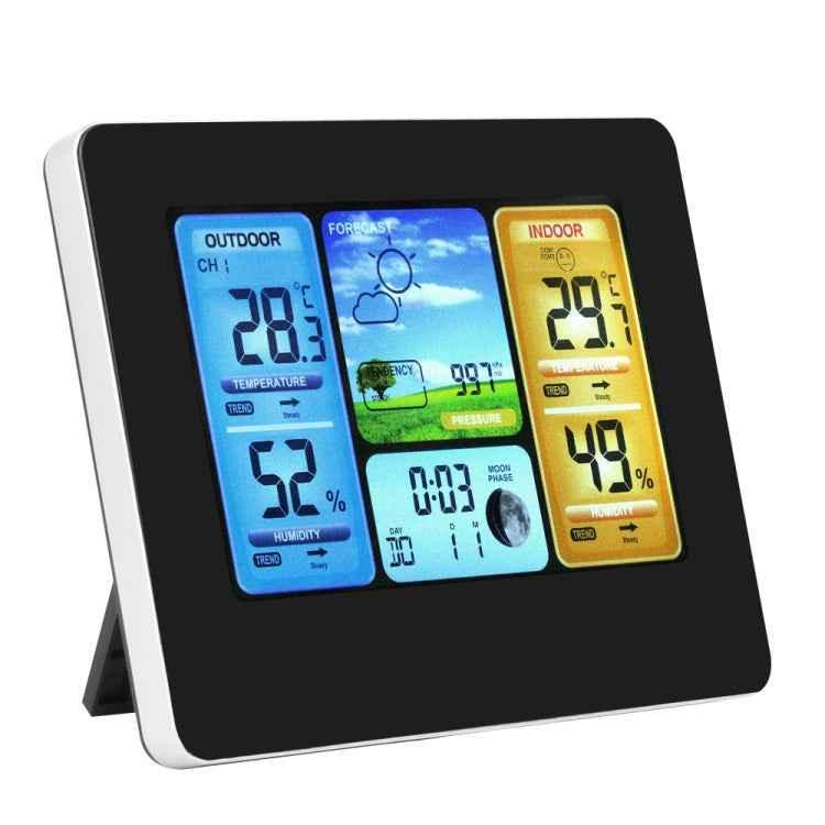 FJ3373 Weather Station Wireless Indoor Outdoor Sensor Multifunction Thermometer Hygrometer Digital Alarm Clock Barometer Forecast - Shello's Creative Boutique