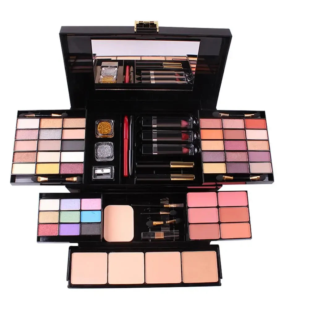 MISS ROSE Makeup Set Box Professional Eyeshadow Lip Gloss Stick Foundation Blush Powder Makeup Kit Maquiagem Cosmetics - Shello's Creative Boutique