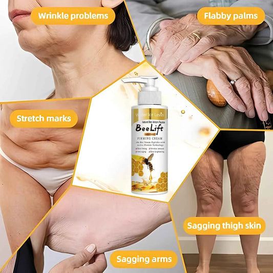 Bee Lifting Firming Cream - Skin Firming Cream - Reduces Fine Lines - Use Natural Collagen to Enhance and Moisturize the Skin