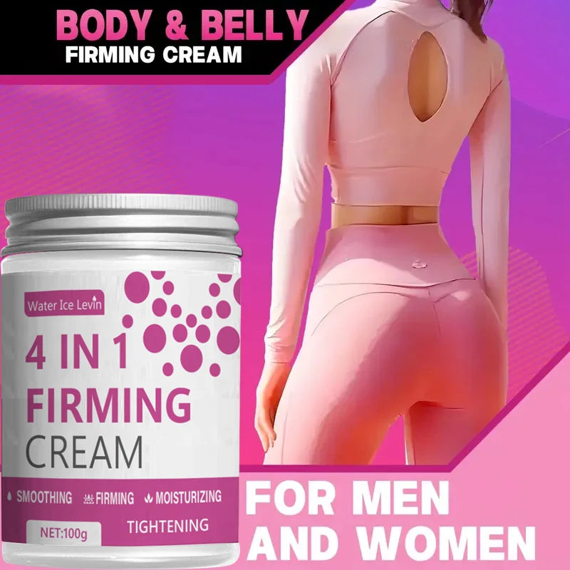 4 in 1 Firming Cream, Ginger, Aloe Vera and Coffee Essence - Moisturizing Body Firming Cream for Abdominal, Arm and Legs - Shello's Creative Boutique