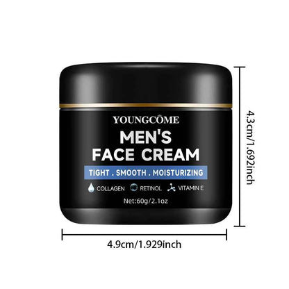 Men's Collagen Moisturizing Cream with Retinol and Vitamins, Refreshing and Hydrating,Anti-Wrinkle Aging Moisturizing Cream