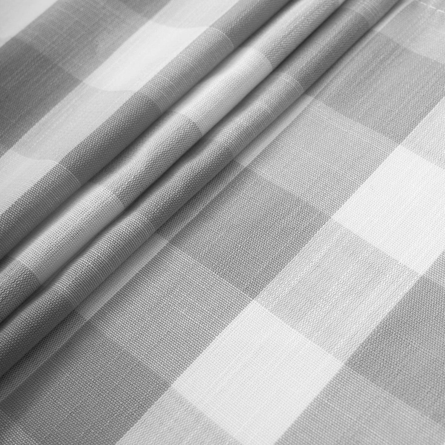 Checkered Kitchen Curtains - Gingham Café Curtains Multiple Sizes Available - Shello's Creative Boutique
