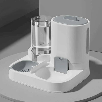 Feeder - Dual-purpose Drinking and Feeding Unit - Convenient, Simple, Large Capacity -Suitable for Small and Medium Dogs and cat