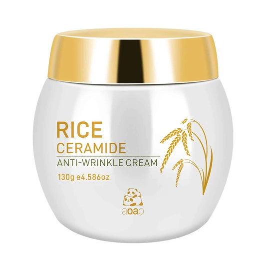 Rice Cream Anti-Wrinkle Collagen Anti-Aging Moisture Nourishing Moisturizer Ceramides for Revitalized, Firmer Skin