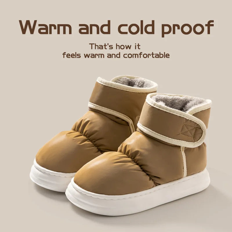 Unisex Winter Snow Boots - Waterproof Plush Anti-Slip Cotton Boots - Shello's Creative Boutique