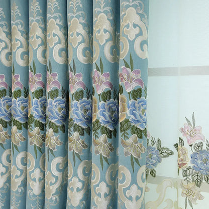 European High-End Luxury Blackout Curtains - Modern Minimalist Drapes for Living Room & Bedroom - Shello's Creative Boutique