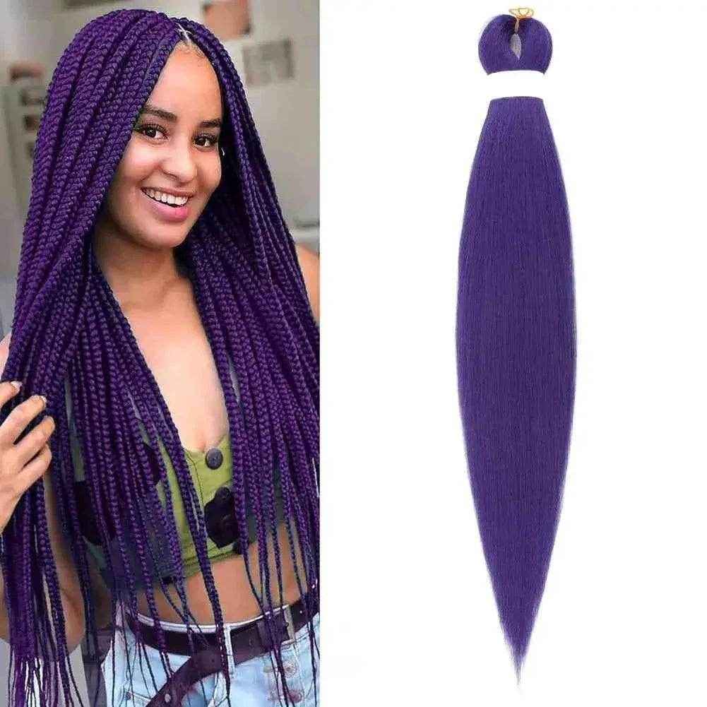 Pre-Stretched Braiding Hair 26" - Jumbo Braids Synthetic Hair for Crochet & Box Braids - Shello's Creative Boutique