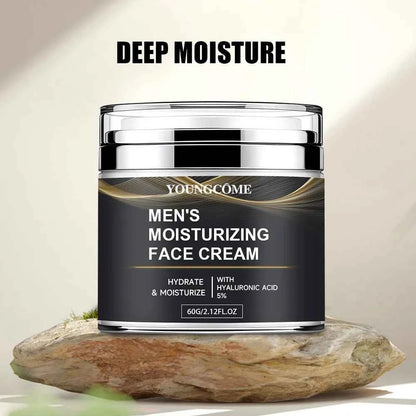 Men's Collagen moisturizing cream with retinol and vitamins, refreshing and hydrating, improves skin elasticity, day and night