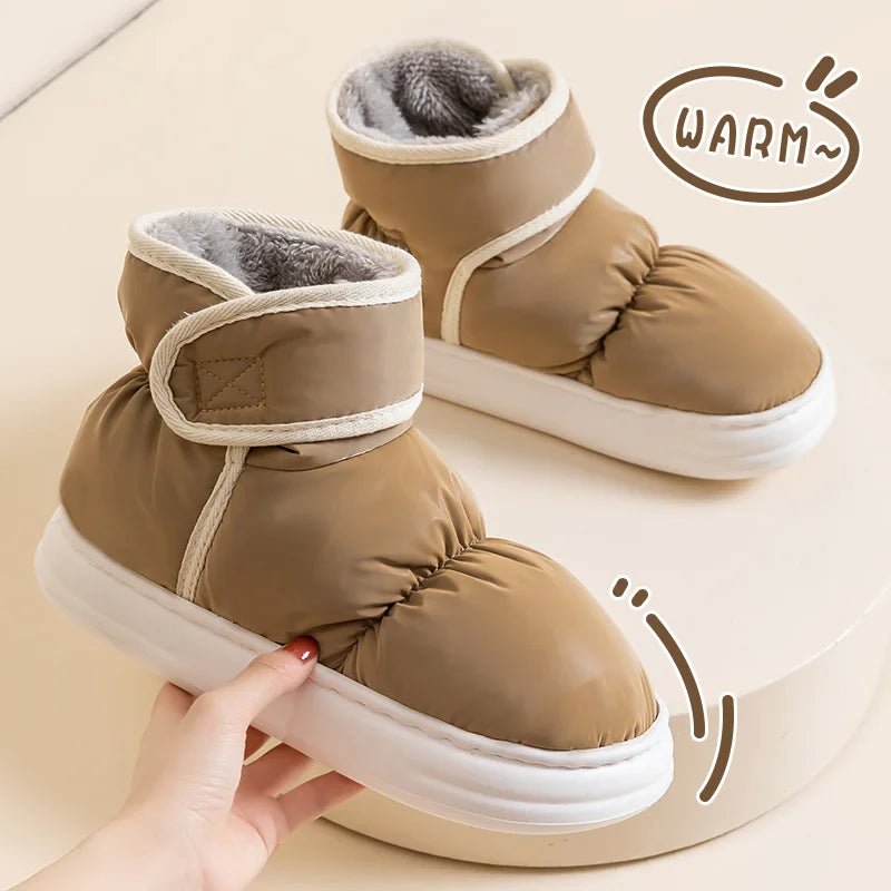 Unisex Winter Snow Boots - Waterproof Plush Anti-Slip Cotton Boots - Shello's Creative Boutique