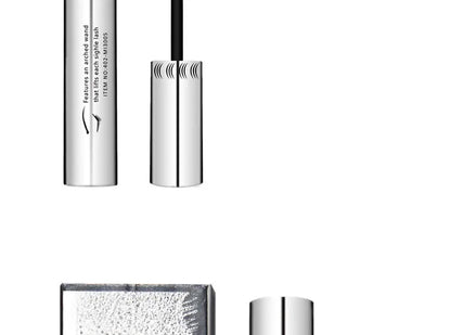 Qibest Silver Tube Mascara Waterproof Long & Curling Black Eyelashes Easy Removal No Dizziness Everlastingly Lasting - Shello's Creative Boutique