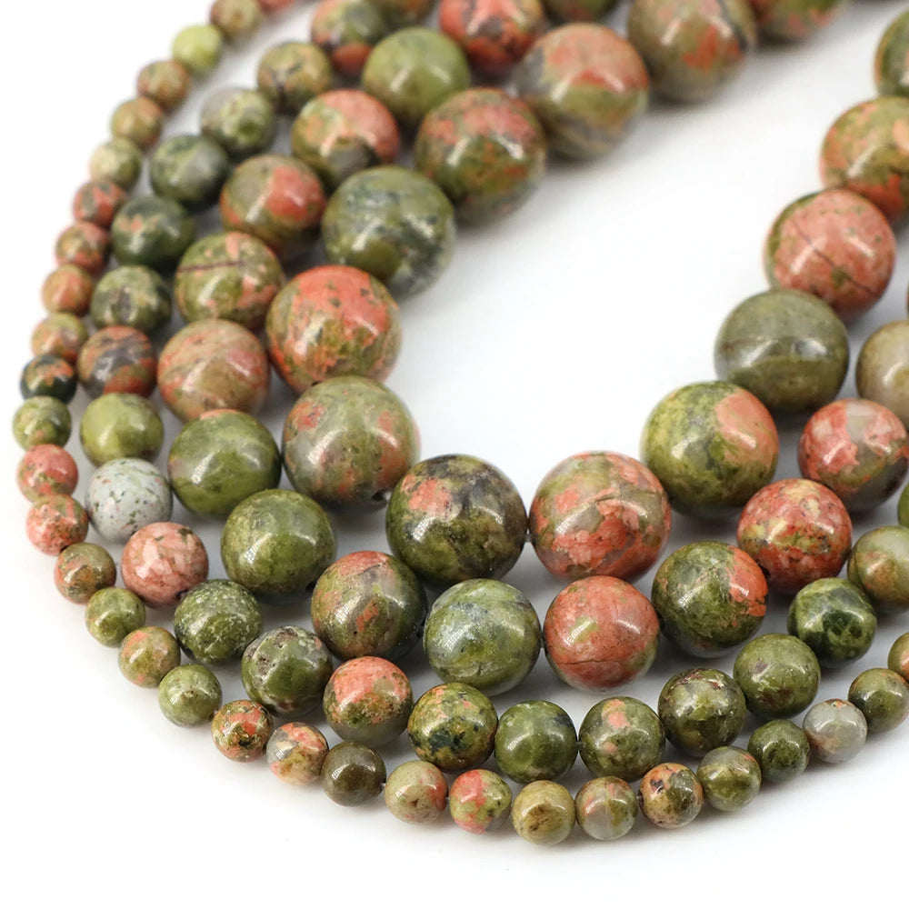 Natural Stone Beads for Jewellery Making – Blue Tiger Eye, Amethyst & Rose Quartz | 4/6/8/10mm
