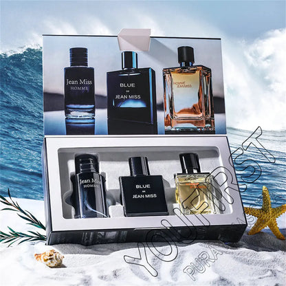 High Quality Men Perfume Hombre 90ml Gift Box 3pcs Set Colognes Scent Fascination Man Perfumes Masculinos Lasting Parfum Heren - Shello's Creative Boutique
