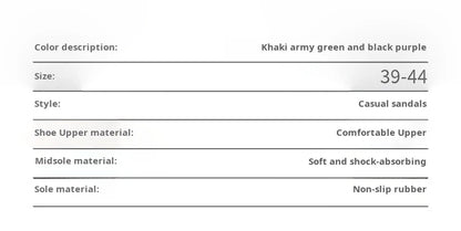 Men's Summer Half Slippers - Non-Slip Beach Clogs Casual Leather Sandals