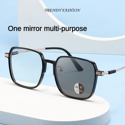 Photochromic Anti Radiation Glasses - Metal Frame Blue Light Blocking Eyewear - Shello's Creative Boutique
