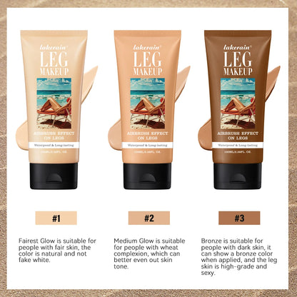100ml Leg Makeup Long-lasting Waterproof And Anti-Transfer Concealer Even Skin Tone Wheat Tan Brown Liquid Foundation - Shello's Creative Boutique