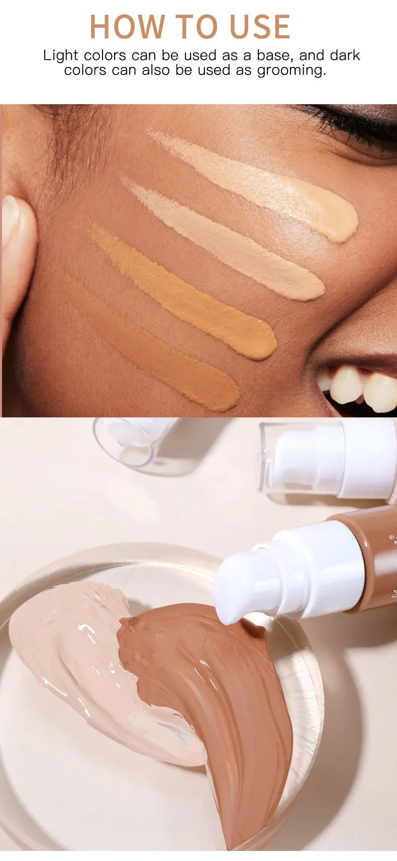 Liquid Foundation – 12 Numbered Options