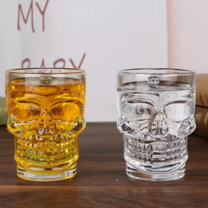 Skull Mug With Handle – Large Capacity Heat-Resistant Lead-Free Glass Beer & Coffee Cup