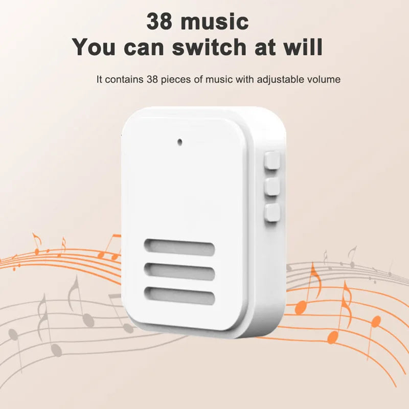 M5 Smart WiFi Video Doorbell Camera with IR Night Vision & Alarm