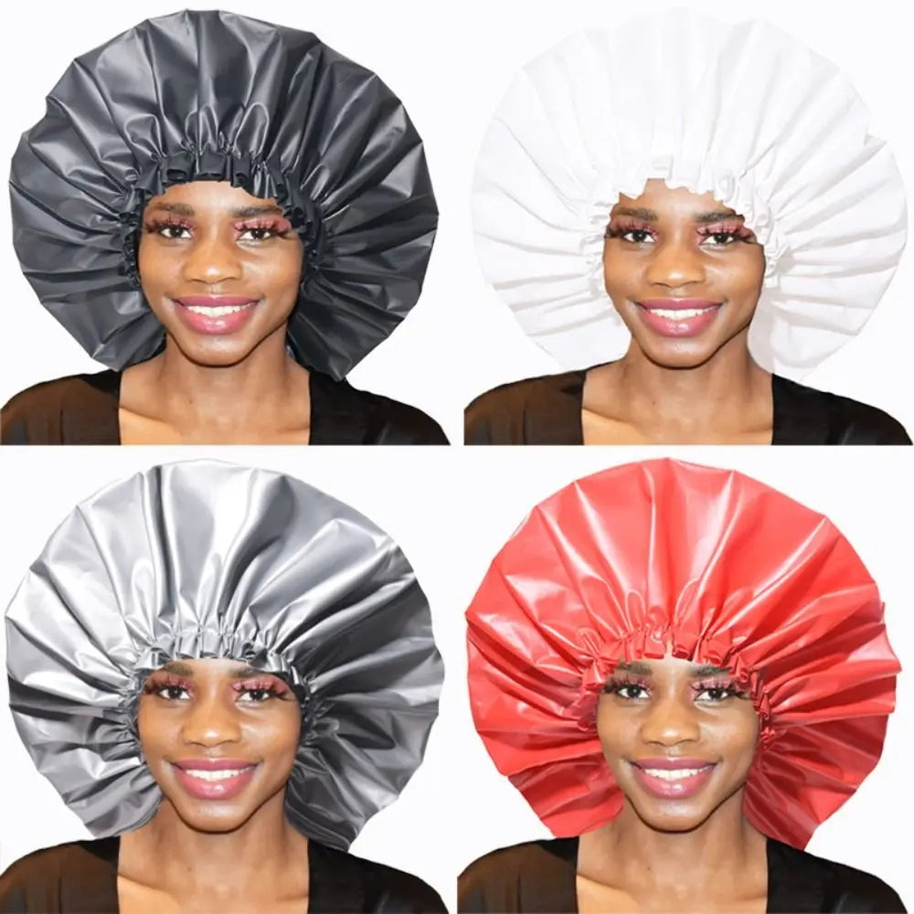 Large Adjustable Shower Cap - Waterproof for Dreadlocks, Braids & Long Hair - Shello's Creative Boutique