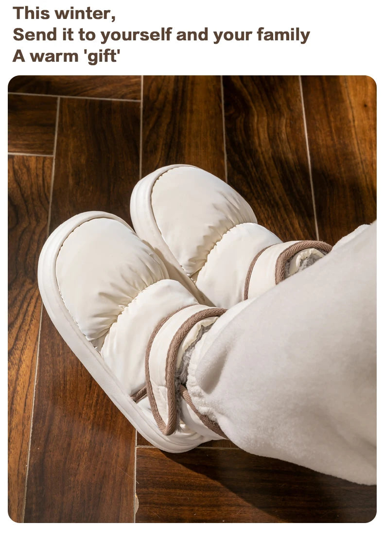 Unisex Winter Snow Boots - Waterproof Plush Anti-Slip Cotton Boots - Shello's Creative Boutique