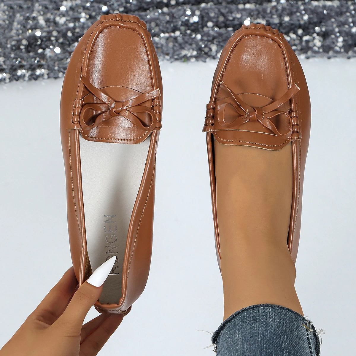 Ballet Flats - Classic Round Toe Loafers for Women - Shello's Creative Boutique