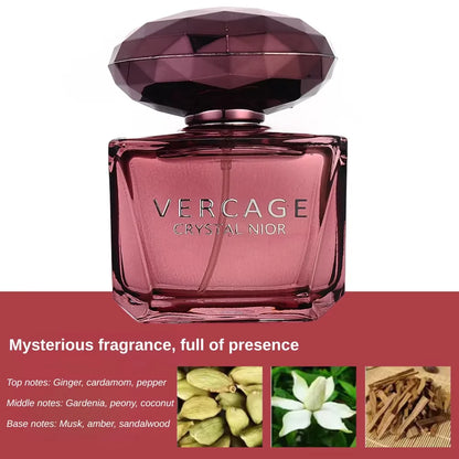 Osmanthus, Peony, and Pomegranate Fragrance Perfume for Women - Crystal Diamond Series, Light and Elegant Scent parfum - Shello's Creative Boutique