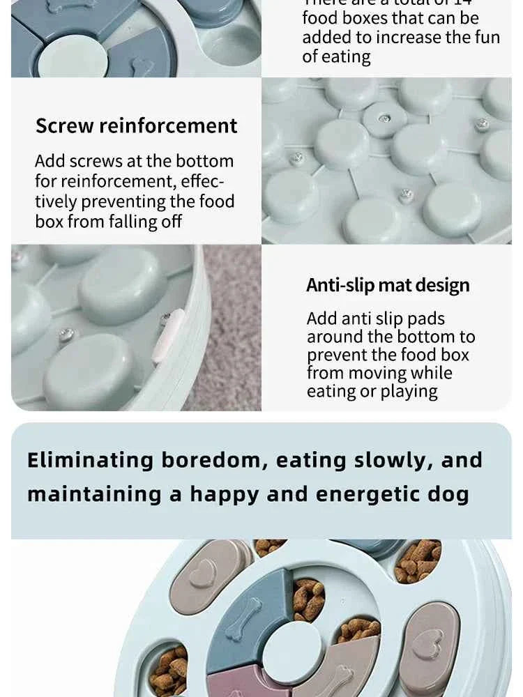 Pet Feeder Dog Educational Toys Increase Puppy Intellectual Food Dispenser Interactive Educational Feeding Toys