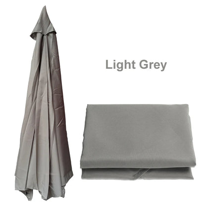 Replaceable Summer Parasol Top Cloth – Waterproof Anti-UV Canopy for 6 & 8 Rib Banana Umbrellas