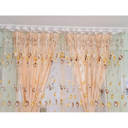 Modern Purple Tulle Curtains - 200x100cm Sheer Voile Drapes - Shello's Creative Boutique