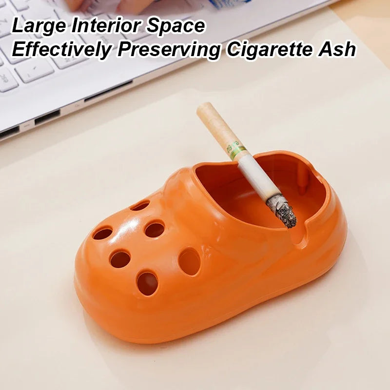 Cute Shoe Ashtray – Flame Retardant Anti-Fly Ash PP Ashtray for Home, Office & Hotel